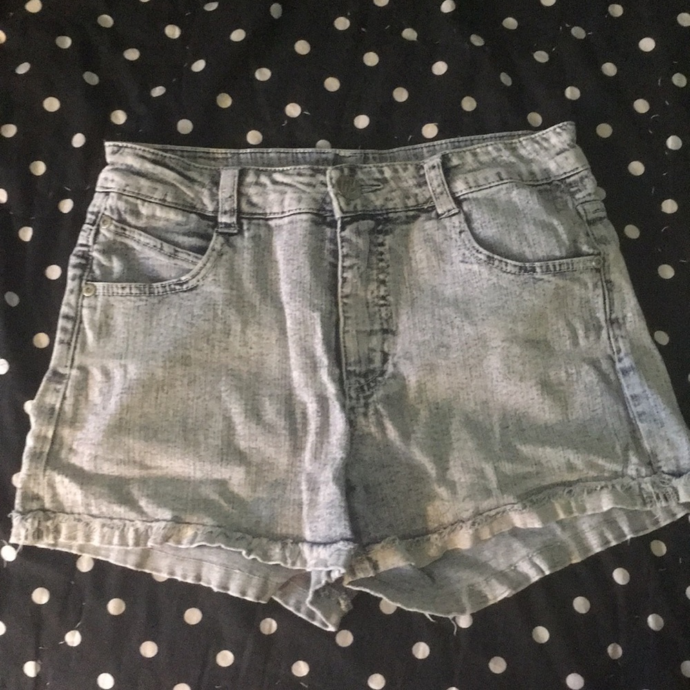 denim shorts